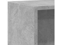 Estante c 2 prateleiras 60x30x76,5cm contrap. cinzento cimento