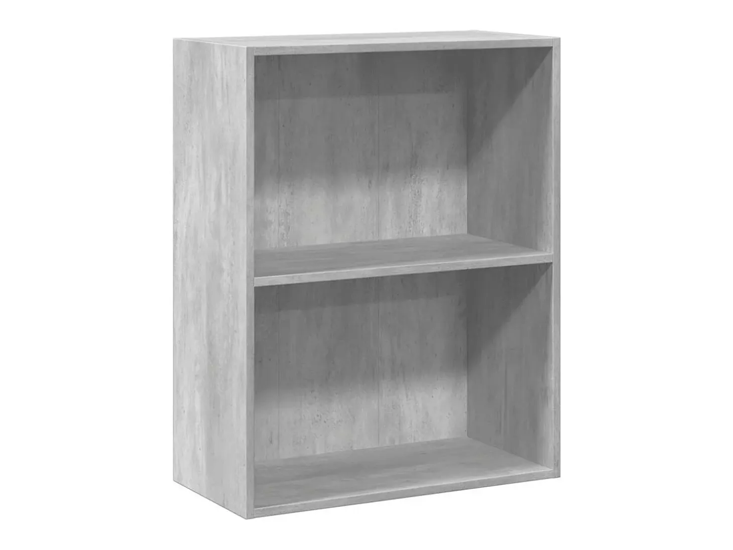 Estante c 2 prateleiras 60x30x76,5cm contrap. cinzento cimento