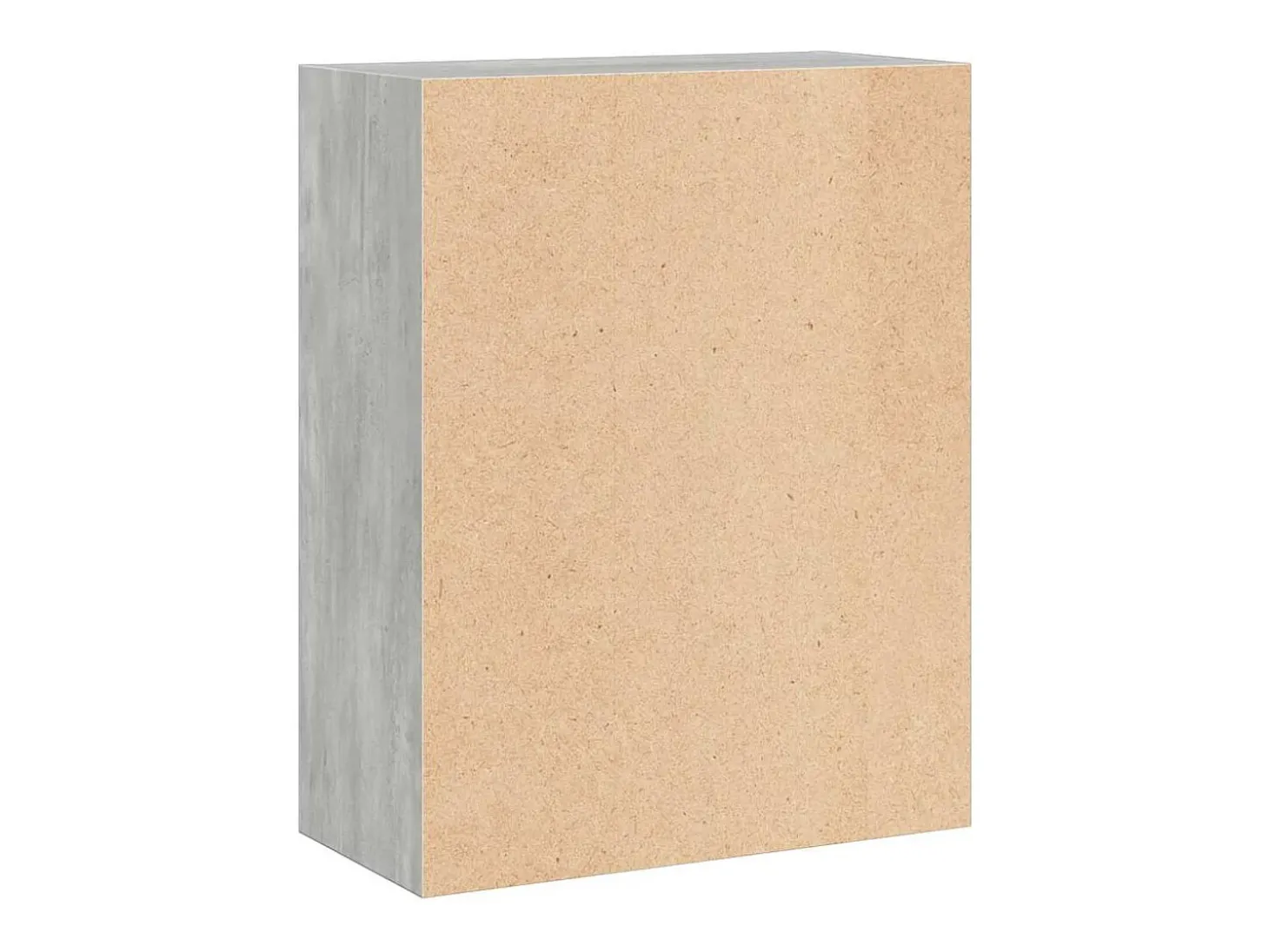 Estante c 2 prateleiras 60x30x76,5cm contrap. cinzento cimento