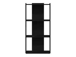 Estante c/ 3 prateleiras 60x30x120cm derivados de madeira preto