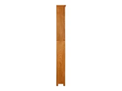 Estante c/ 7 prateleiras 60x22x200 cm madeira carvalho maciça PT550257