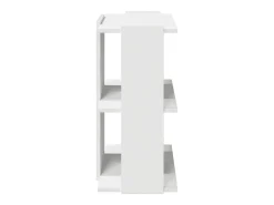 Estante c/ 3 prateleiras 60x30x60cm derivados de madeira branco