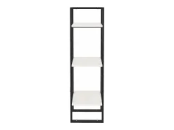 Estante c/ 3 prateleiras 40x30x105 cm pinho maciço branco