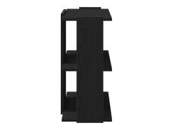 Estante c/ 3 prateleiras 60x30x60 cm derivados de madeira preto
