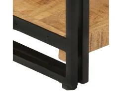 Estante c/ 3 prateleiras 77x30x80 cm mangueira maciça/ferro