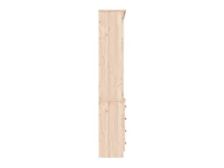 Estante c/ gavetas ALTA 77x35x186,5 cm madeira de pinho maciça PT504433