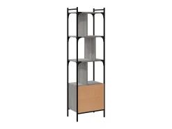 Estante c/ porta 44,5x30x154,5 cm deriv. madeira cinza sonoma