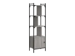 Estante c/ porta 44,5x30x154,5 cm deriv. madeira cinza sonoma