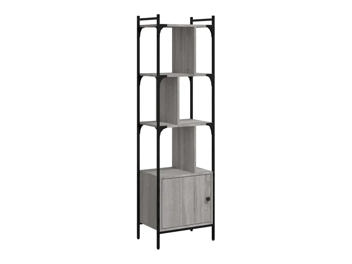 Estante c/ porta 44,5x30x154,5 cm deriv. madeira cinza sonoma