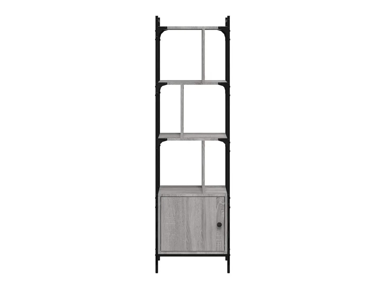 Estante c/ porta 44,5x30x154,5 cm deriv. madeira cinza sonoma
