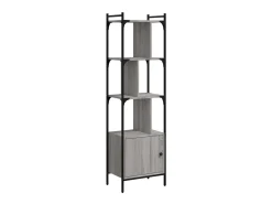Estante c/ porta 44,5x30x154,5 cm deriv. madeira cinza sonoma PT625319