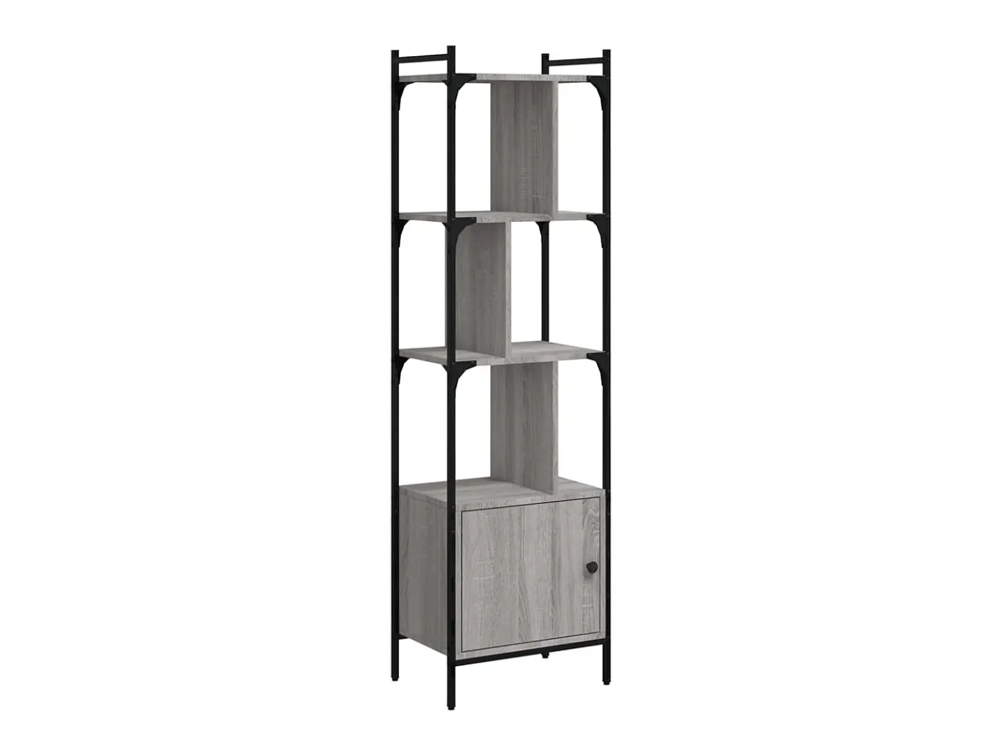 Estante c/ porta 44,5x30x154,5 cm deriv. madeira cinza sonoma PT625319