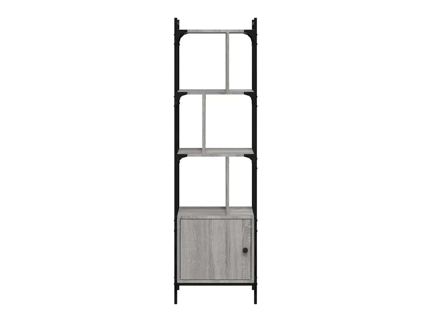 Estante c/ porta 44,5x30x154,5 cm deriv. madeira cinza sonoma PT625319