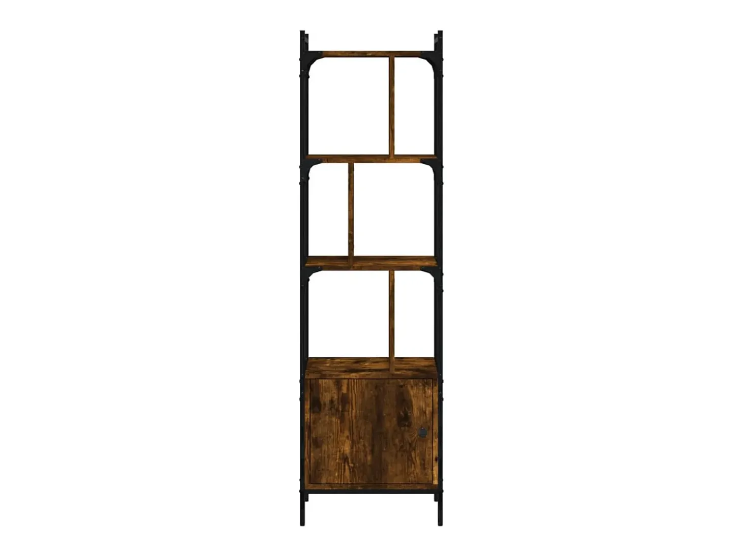 Estante c/ porta 44,5x30x154,5cm deriv. madeira carvalho fumado