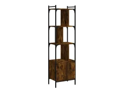 Estante c/ porta 44,5x30x154,5cm deriv. madeira carvalho fumado