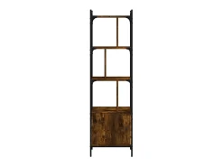 Estante c/ porta 44,5x30x154,5cm deriv. madeira carvalho fumado PT104160