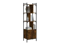 Estante c/ porta 44,5x30x154,5cm deriv. madeira carvalho fumado PT104160