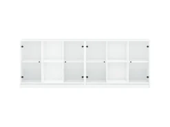 Estante c/ portas 204x37x75 cm derivados de madeira branco