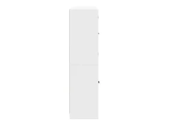 Estante c/ portas 136x37x142 cm derivados de madeira branco
