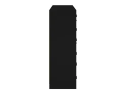 Estante c/ portas 136x37x109 cm derivados de madeira preto