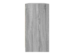 Estante c/ portas 204x37x75 cm derivados madeira cinza sonoma