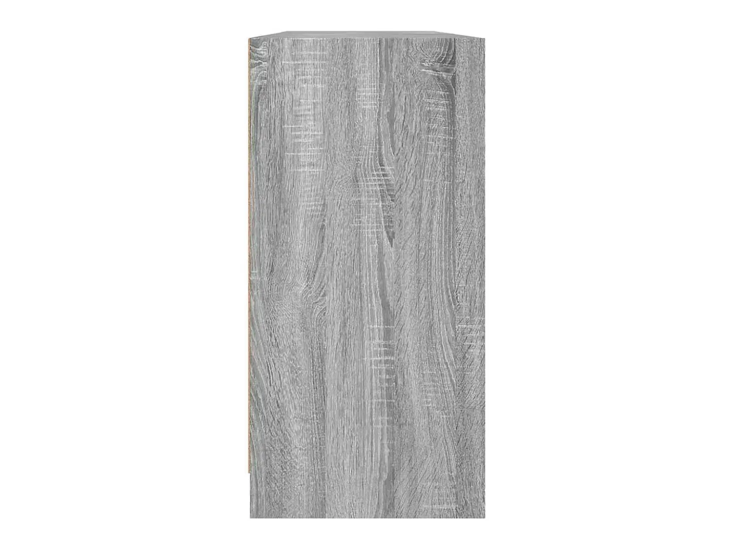 Estante c/ portas 204x37x75 cm derivados madeira cinza sonoma