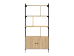Estante c/ portas 76,5x30x154,5cm deriv.madeira carvalho sonoma PT432975