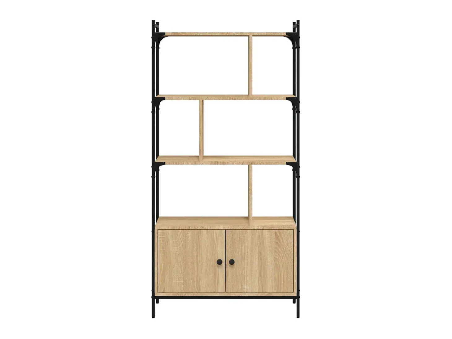 Estante c/ portas 76,5x30x154,5cm deriv.madeira carvalho sonoma PT432975
