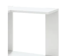 Estante canto 5 prateleiras 50x50x179 cm deriv. madeira branco