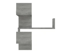 Estante canto 2pcs 40x40x50cm derivados madeira cinzento sonoma PT451382