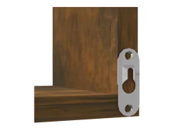 Estante canto 2pcs 40x40x50cm derivados madeira carvalho fumado