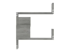 Estante canto 2pcs 40x40x50cm derivados madeira cinzento sonoma