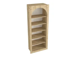 Estante com 6 nichos - Natural claro - CYMORA