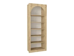 Estante com 6 nichos - Natural claro - CYMORA
