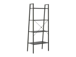 Estante com 4 prateleiras 56x35x140 cm preto PT785891