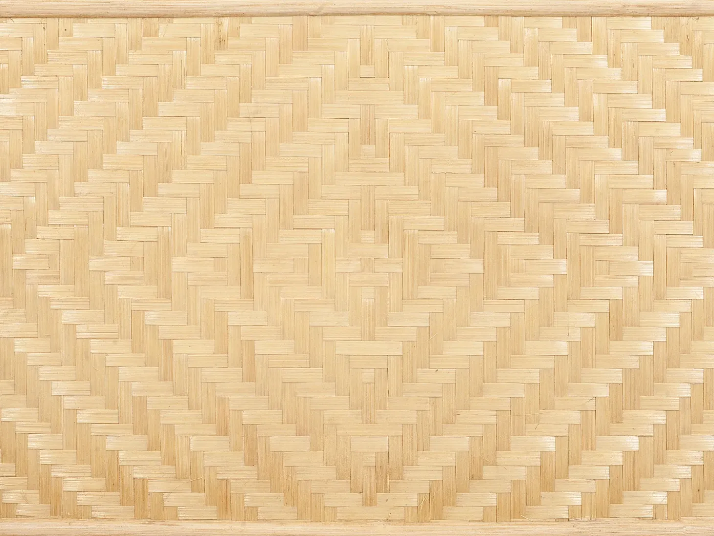 Estante com 5 prateleiras em vime e bambu - Natural - ZARYNO