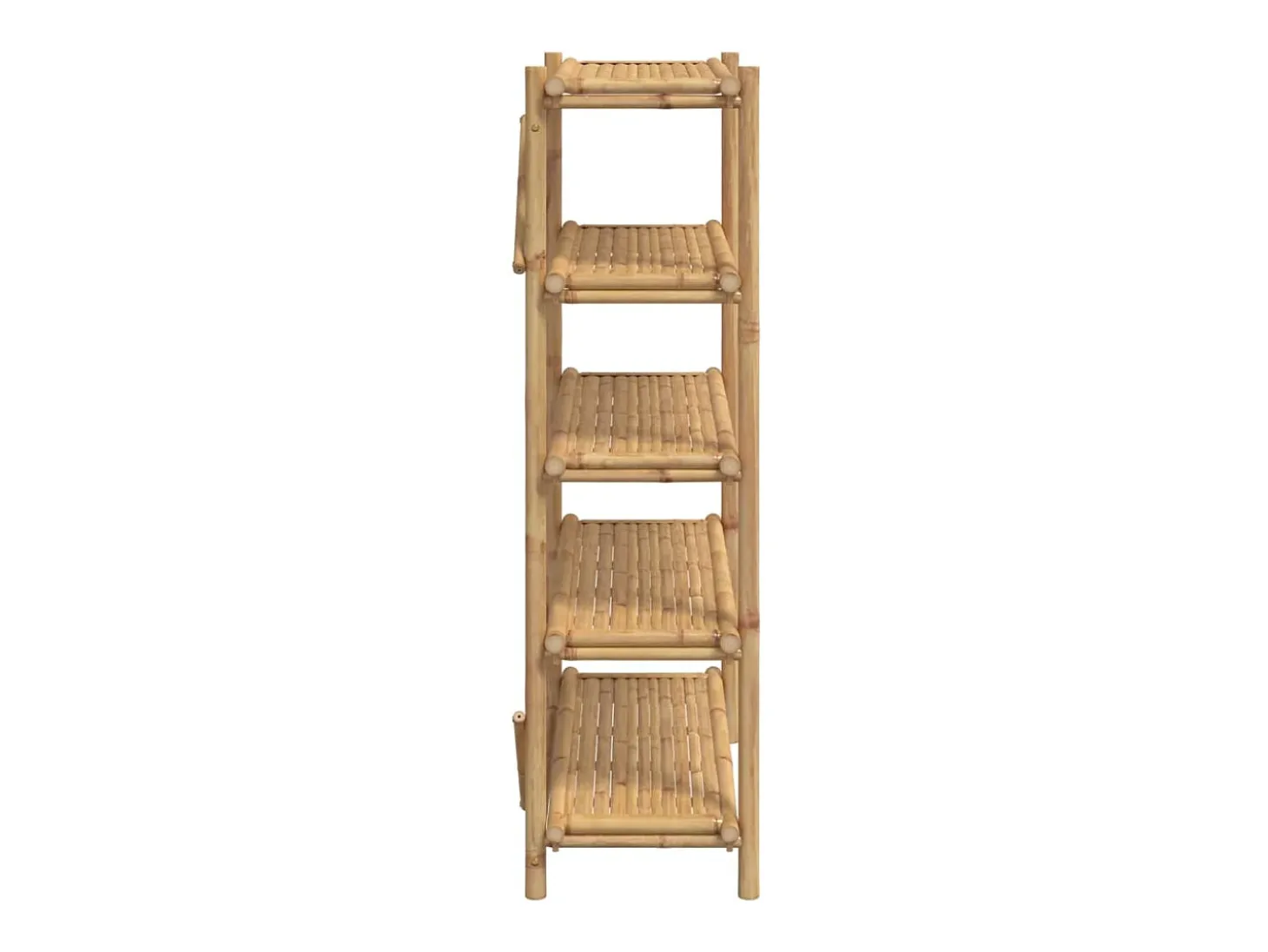 Estante com 5 prateleiras 100x40x150 cm bambu PT450664
