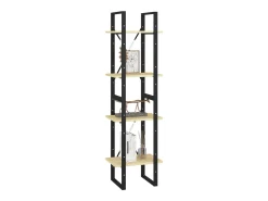 Estante com 4 prateleiras 40x30x140 cm pinho maciço