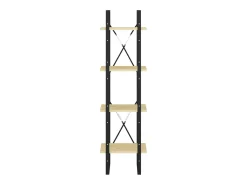 Estante com 4 prateleiras 40x30x140 cm pinho maciço