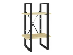 Estante com 5 prateleiras 40x30x175 cm madeira de pinho