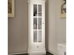 Estante com 3 prateleiras elegante madeira branco