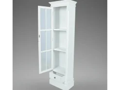 Estante com 3 prateleiras elegante madeira branco