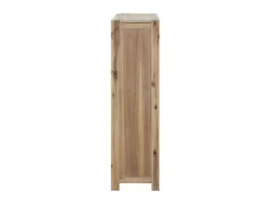 Estante com 4 prateleiras 80x30x110 cm madeira de acácia maciça PT785101