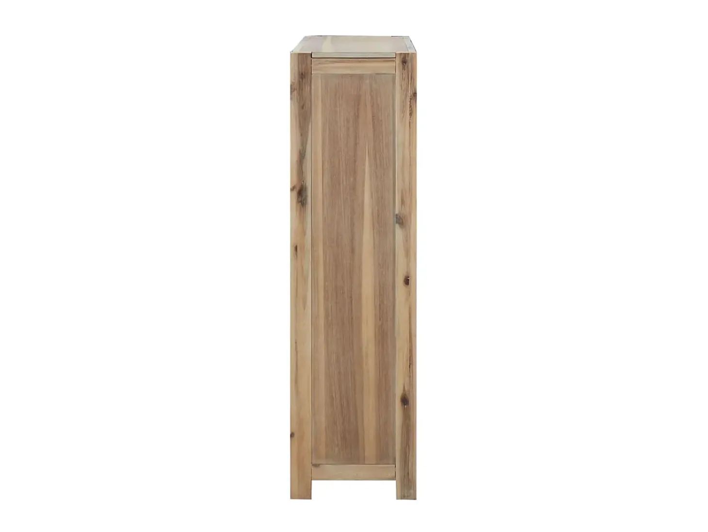 Estante com 4 prateleiras 80x30x110 cm madeira de acácia maciça PT785101