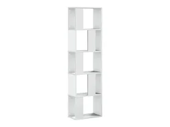 Estante com 5 prateleiras derivados de madeira branco