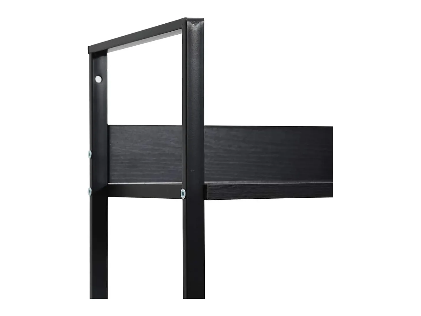 Estante com 5 prateleiras derivados de madeira preto