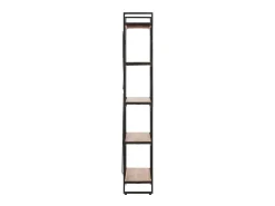 Estante com 5 prateleiras 90x30x180cm madeira de acácia maciça PT550879