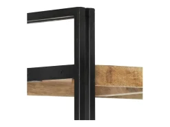 Estante com 5 prateleiras 60x30x180cm madeira mangueira maciça