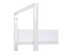 Estante com 5 prateleiras derivados de madeira branco PT892108