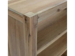 Estante com 6 prateleiras 80x30x170 cm madeira de acácia maciça